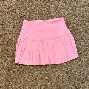 Kyodan Pink Pleated Women's Tennis Skirt small